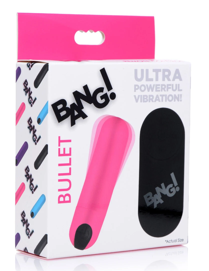 Bang Vibrating Bullet With Remote Control - Vibrators 11 Bang Vibrating Bullet With Remote Control - Vibrators