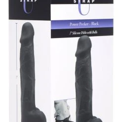 Strap U Power Pecker 7 Inch Silicone Dildo With Balls - Dildos & Strap-Ons 23 Strap U Power Pecker 7 Inch Silicone Dildo With Balls - Dildos & Strap-Ons
