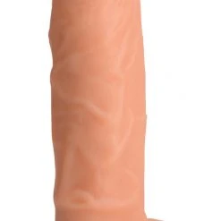 Strap U Power Pecker 7 Inch Silicone Dildo With Balls - Dildos & Strap-Ons