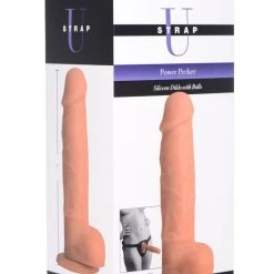 Strap U Power Pecker 7 Inch Silicone Dildo With Balls - Dildos & Strap-Ons 27 Strap U Power Pecker 7 Inch Silicone Dildo With Balls - Dildos & Strap-Ons