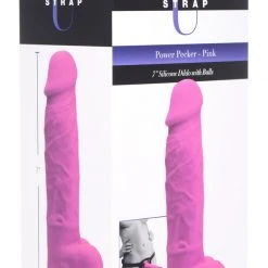 Strap U Power Pecker 7 Inch Silicone Dildo With Balls - Dildos & Strap-Ons 31 Strap U Power Pecker 7 Inch Silicone Dildo With Balls - Dildos & Strap-Ons