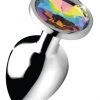 Booty Sparks Rainbow Prism Gem Anal Plug - Large