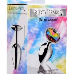 Booty Sparks Rainbow Prism Gem Anal Plug - Large