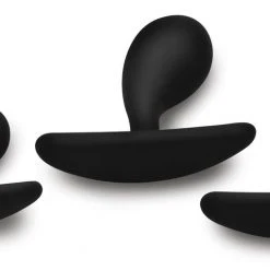 Master Series Dark Droplets 3 Piece Curved Silicone Anal Trainer Set 8 Master Series Dark Droplets 3 Piece Curved Silicone Anal Trainer Set