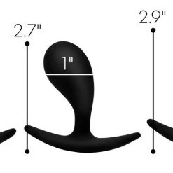 Master Series Dark Droplets 3 Piece Curved Silicone Anal Trainer Set 7 Master Series Dark Droplets 3 Piece Curved Silicone Anal Trainer Set