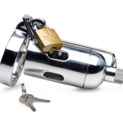 Master Series BDSM Spiked Chamber Chastity Cage