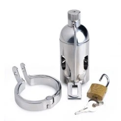 Master Series BDSM Spiked Chamber Chastity Cage
