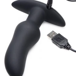 Whisperz Voice Activated 10X Vibrating Prostate Plug With Remote Control