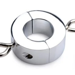 Master Series Ball Strap Metal Ball Stretcher BDSM