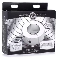 Master Series Ball Strap Metal Ball Stretcher BDSM