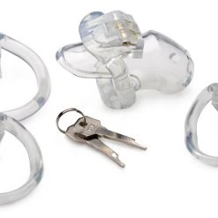 Master Series BDSM Captor Chastity Cage - Large