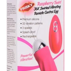 Frisky Vibrators 36X Swirled Vibrating Remote Control Egg 7 Frisky Vibrators 36X Swirled Vibrating Remote Control Egg