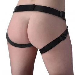 Strap U Brazen 8 Inch Silicone Dildo With Harness Dildos & Strap-Ons