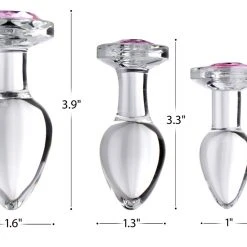 Booty Sparks Gem Glass Anal Plug - Medium 11 Booty Sparks Gem Glass Anal Plug - Medium
