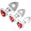 Booty Sparks Heart Gem Glass Anal Plug Set