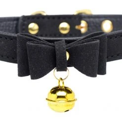Master Series BDSM Golden Kitty Cat Bell Collar - /Gold 10 Master Series BDSM Golden Kitty Cat Bell Collar - /Gold