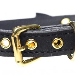 Master Series BDSM Golden Kitty Cat Bell Collar - /Gold 11 Master Series BDSM Golden Kitty Cat Bell Collar - /Gold
