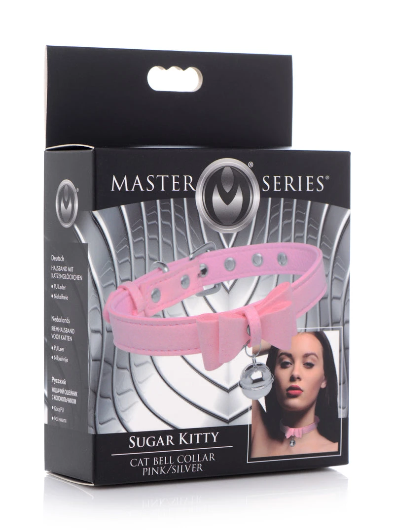 Master Series BDSM Golden Kitty Cat Bell Collar - /Gold 8 Master Series BDSM Golden Kitty Cat Bell Collar - /Gold