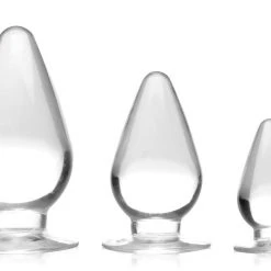 Master Series Triple Cones 3 Piece Anal Plug Set -
