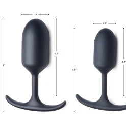 Heavy Hitters Premium Silicone Weighted Anal Plug - Large