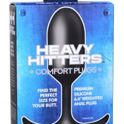 Heavy Hitters Premium Silicone Weighted Anal Plug - Large