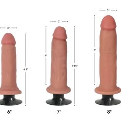 Jock Light Bareskin Vibrating Dildo - 6 Inch Dildos & Strap-Ons