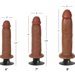 Jock Light Bareskin Vibrating Dildo - 6 Inch Dildos & Strap-Ons