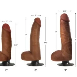 Dildos & Strap-Ons Jock Light Bareskin Vibrating Dildo With Balls - 6 Inch