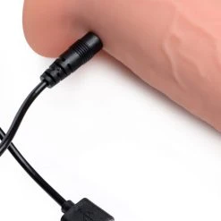 Thump It 7X Remote Control Vibrating And Thumping Dildo - Dark