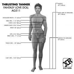 NextGen Dolls Penis Pleasure Thrusting Tanner Fantasy Love Doll