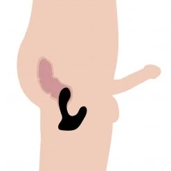 Alpha-Pro 10X P-Pulse Taint Tapping Silicone Prostate Stimulator With Remote Anal