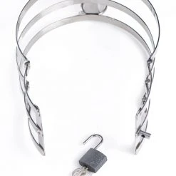 Master Series BDSM Trinity Stainless Steel Locking Collar