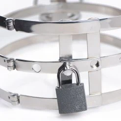 Master Series BDSM Trinity Stainless Steel Locking Collar