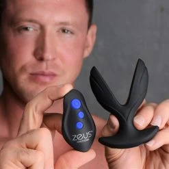 Zeus Electrosex BDSM 64X Electro-Spread Vibrating And Estim Silicone Butt Plug