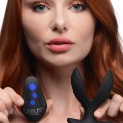 Zeus Electrosex BDSM 64X Electro-Spread Vibrating And Estim Silicone Butt Plug