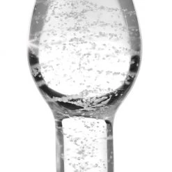 Booty Sparks Glow-In-The-Dark Glass Anal Plug - Large