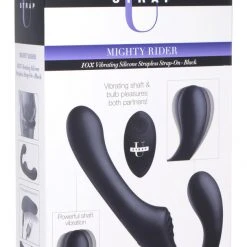 Strap U Dildos & Strap-Ons 10X Vibrating Silicone Strapless Strap-on -