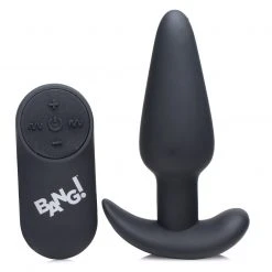 Bang Remote Control 21X Vibrating Silicone Butt Plug -
