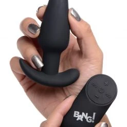 Bang Remote Control 21X Vibrating Silicone Butt Plug -