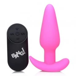 Bang Remote Control 21X Vibrating Silicone Butt Plug -