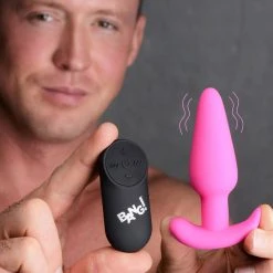 Bang Remote Control 21X Vibrating Silicone Butt Plug -