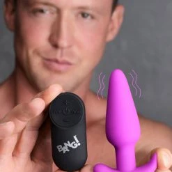 Bang Remote Control 21X Vibrating Silicone Butt Plug -
