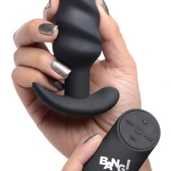 Bang Remote Control 21X Vibrating Silicone Swirl Butt Plug -
