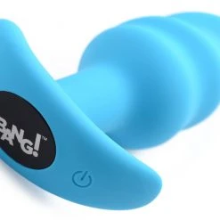 Bang Remote Control 21X Vibrating Silicone Swirl Butt Plug -