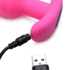 Bang Remote Control 21X Vibrating Silicone Swirl Butt Plug -