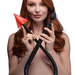 Master Series Hellbound Braided Devil Tail Anal Plug