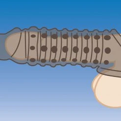 Size Matters Penis Pleasure 1.5 Inch Penis Enhancer Sleeve