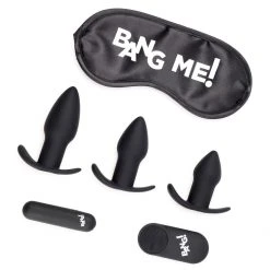 Bang Backdoor Adventure Remote Control 3 Piece Butt Plug Vibe Kit