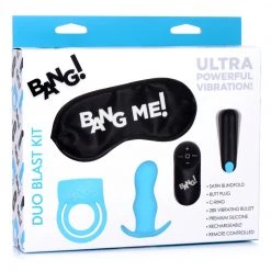 Bang Duo Blast Remote Control Cock Ring And Butt Plug Vibe Kit Vibrators
