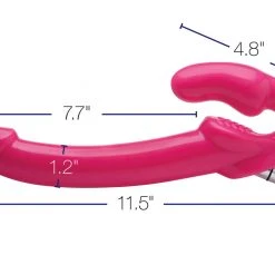 Strap U Dildos & Strap-Ons 7X Revolver Slim 8 Inch Vibrating Strapless Strap-on